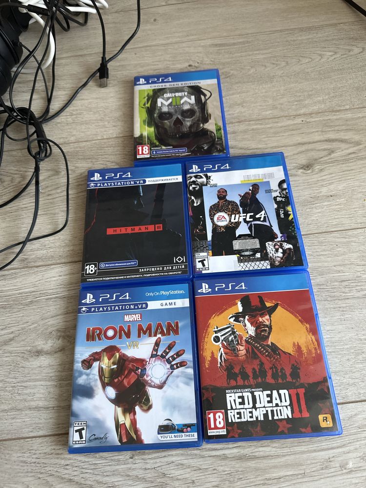 Playstation 4 512гб. + Playstation VR + Playstation Move + Ігри