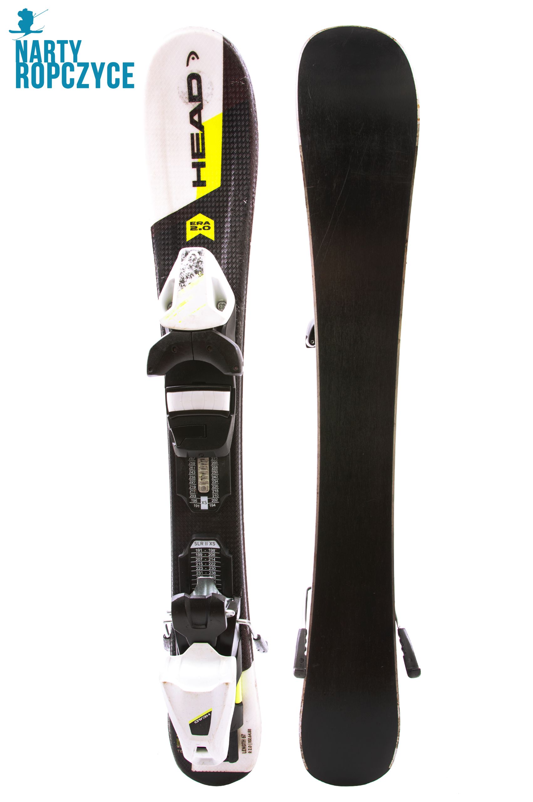 NartyRopczyce NR246 Narty 67 HEAD JR SUPER SHAPE ERA 2.0 F16H DB stan