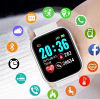 Nowy Smartwatch Biały  PL Menu