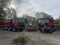 Usługi transportowe Wywóz Urobku Ziemi Piachu Gliny Gruzu
