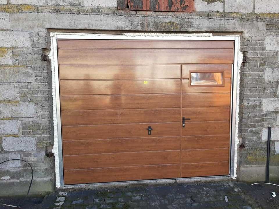 Brama Garażowa Drewnopodobna, Brama Uchylna, Brama do muru, Na wymiar