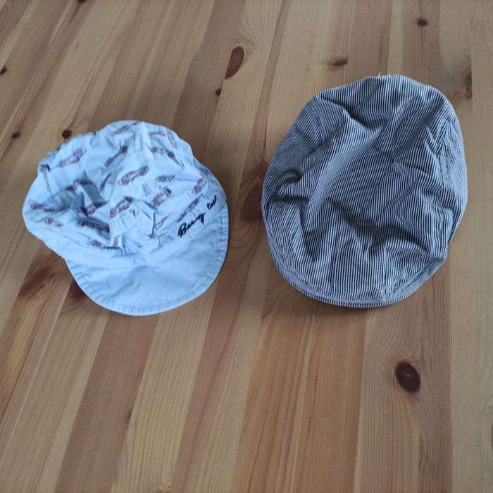 2 czapeczki chłopięce na lato  2 lata 48 cm