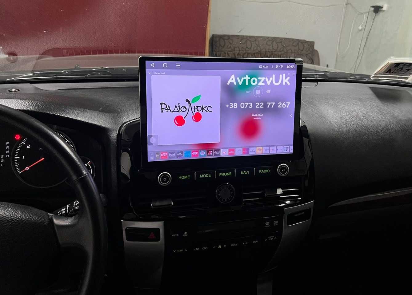 Магнитола PRADO 120 Toyota монітор TV Дисплей Прадо Андроид 14 CarPlay