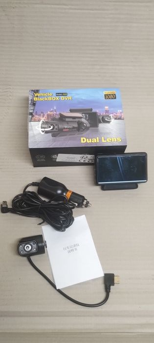 Відео реєстратор A68 з 3-дюймовим екраном 1080P і додатковою камерою д