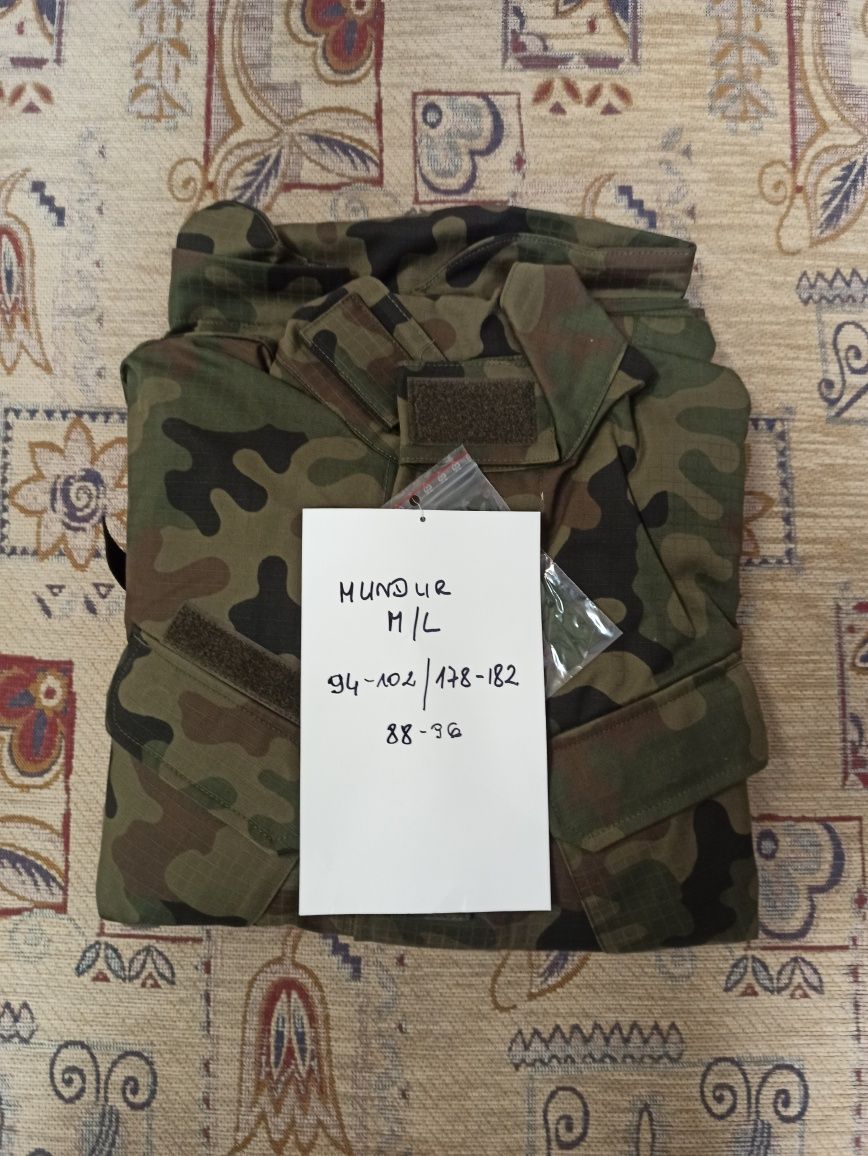 Mundur polowy wzór 124,rozmiar m/l
