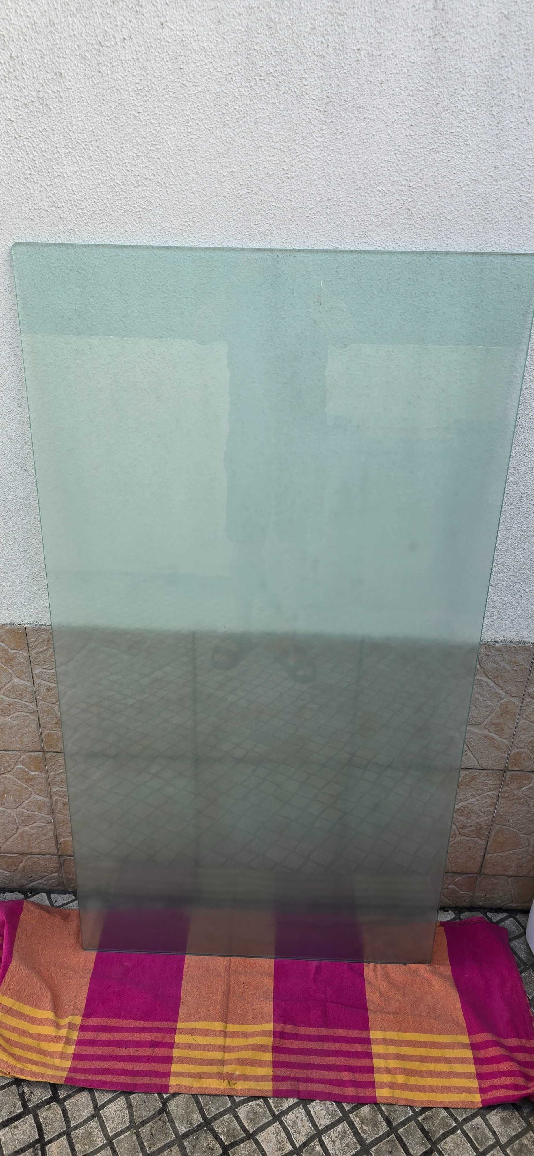 Tampo Vidro Fosco para Mesa - Novo (150x80x10)cm