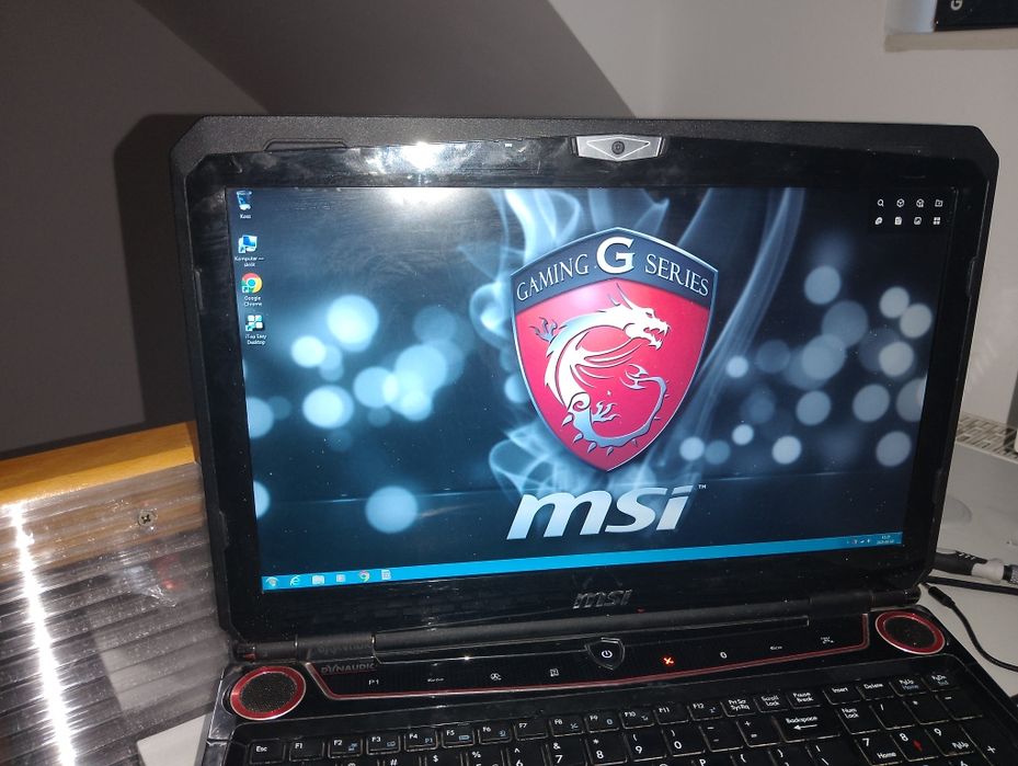 Laptop msi Gt 683 grafika 6 gb  dysk ssd 512 dysk 1 tb 10 GB ram