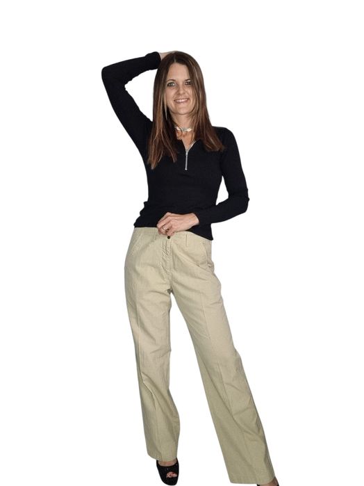 Jasne spodnie Massimo Dutti Rozmiar L 40