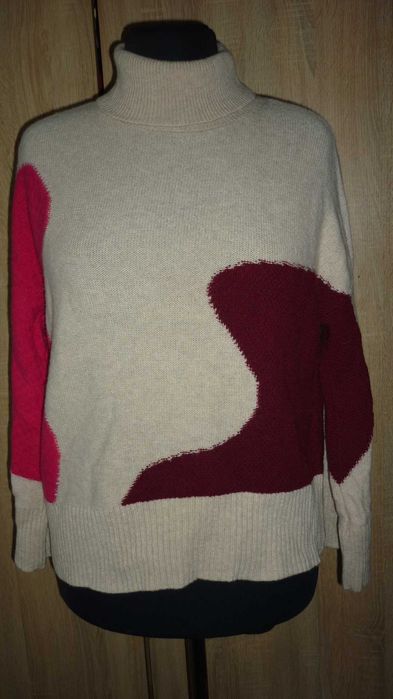 White Stuff- wełniany damski golf  r; XL