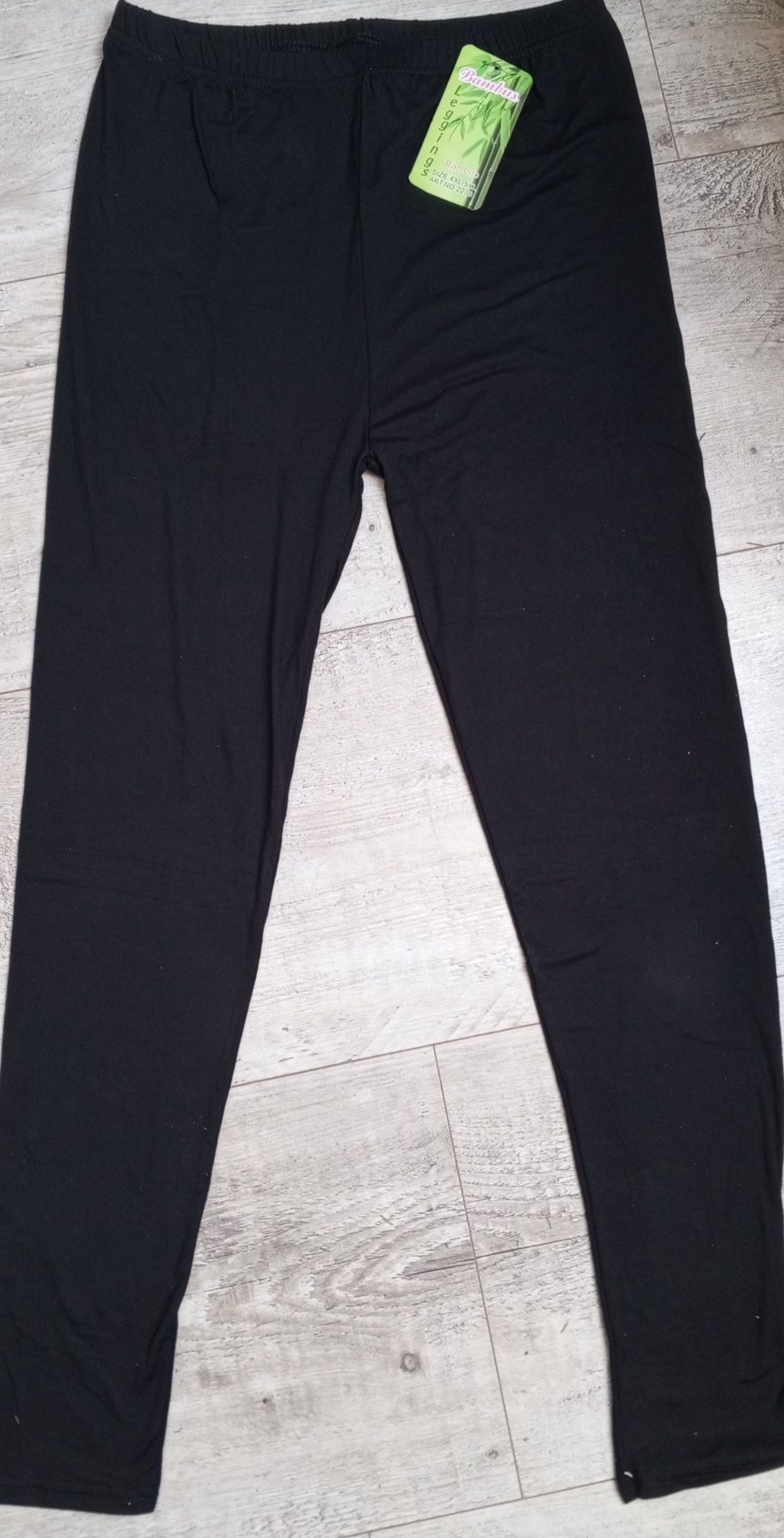 Bamboo legginsy damskie klasyczne  rozmiar 6xl