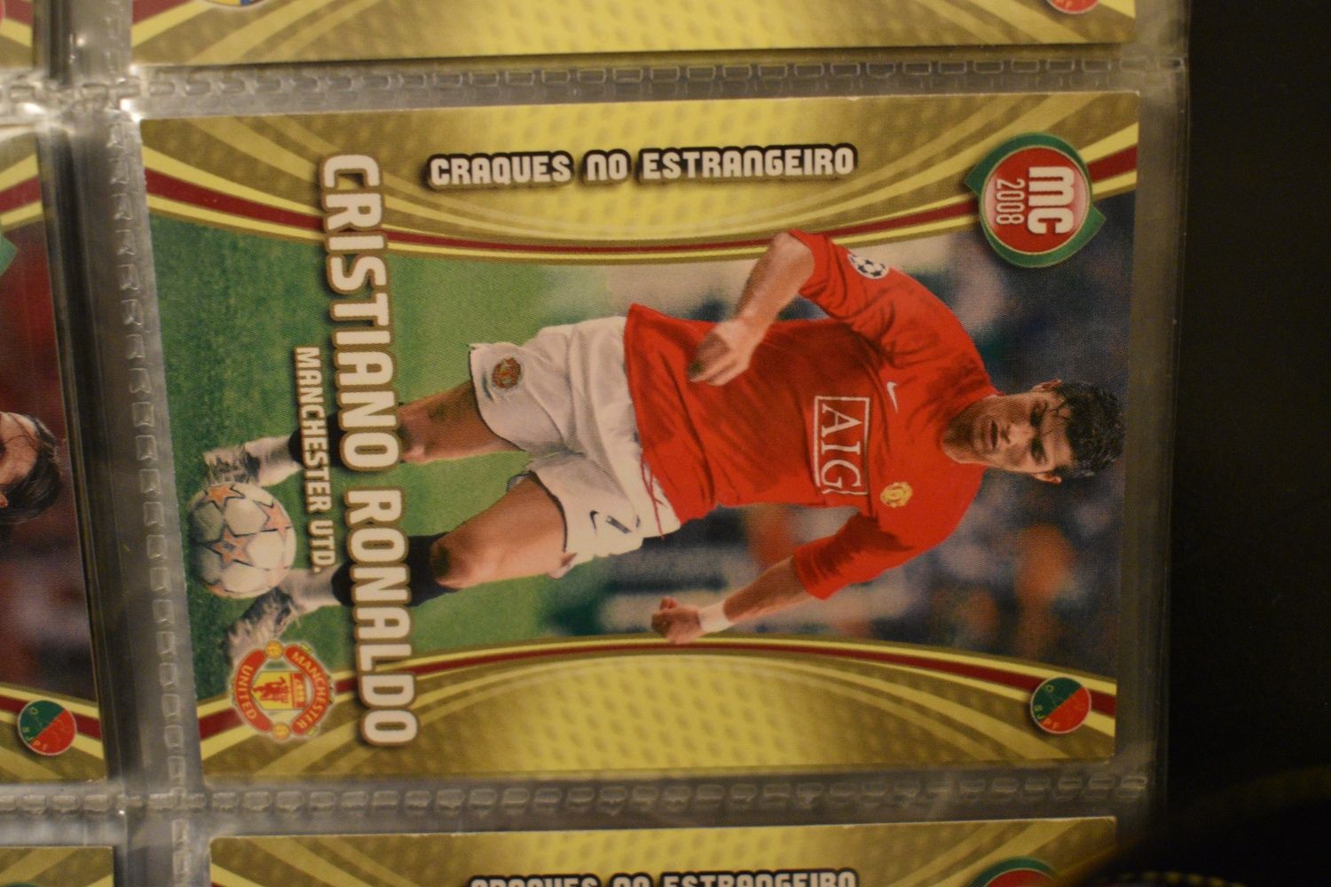 Caderneta de cromos Mega Craques 2008 da Panini