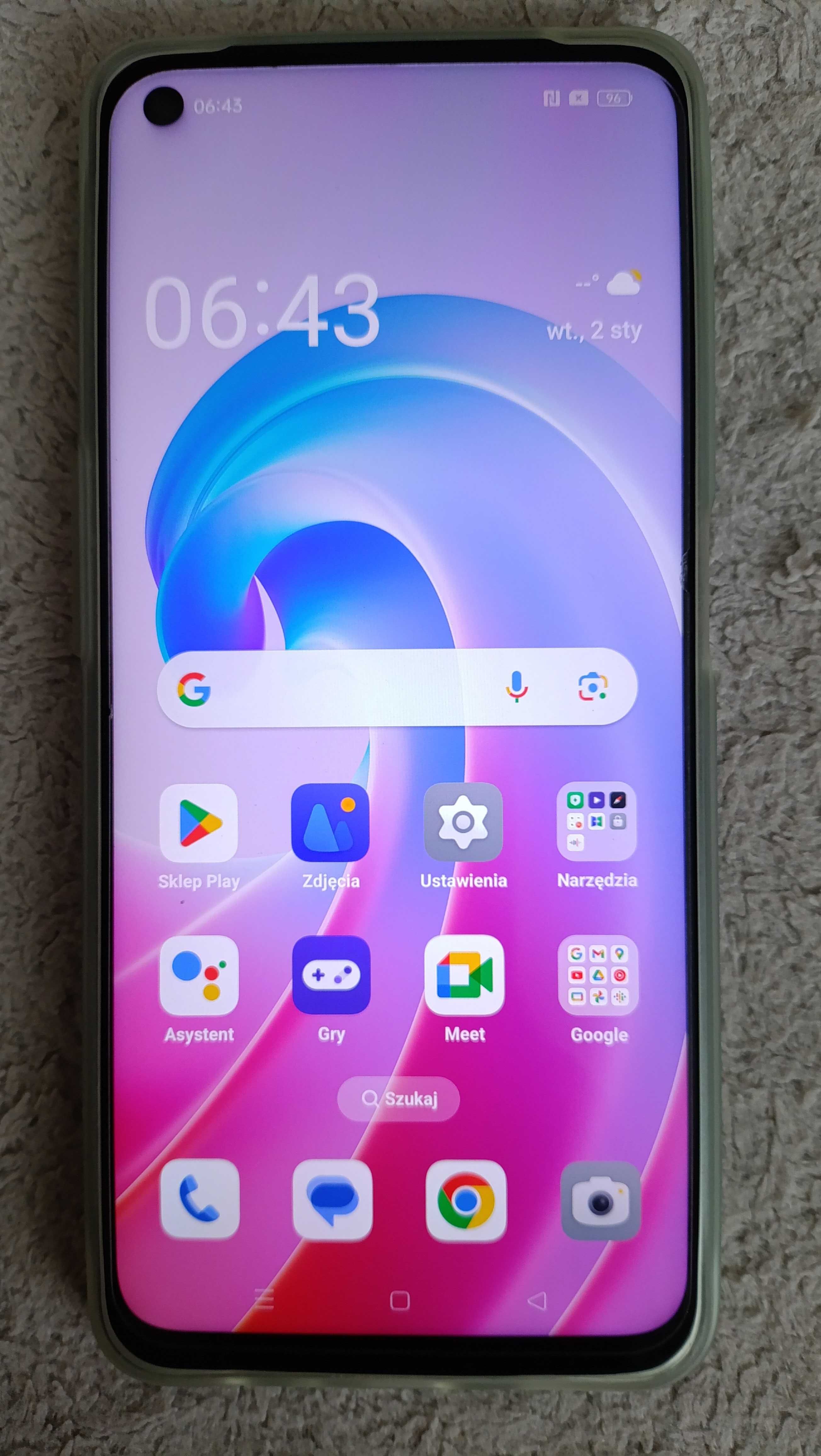 Telefon komórkowy, smartfon, Oppo a96