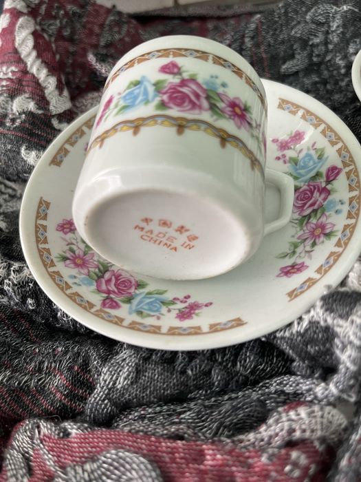 Chavena de cafe em porcelana chinesa