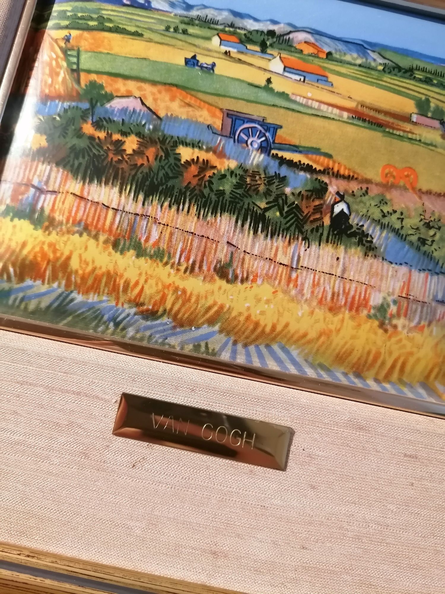 Dois quadros coleção (esmalte a fogo) - mestres do Impressionismo