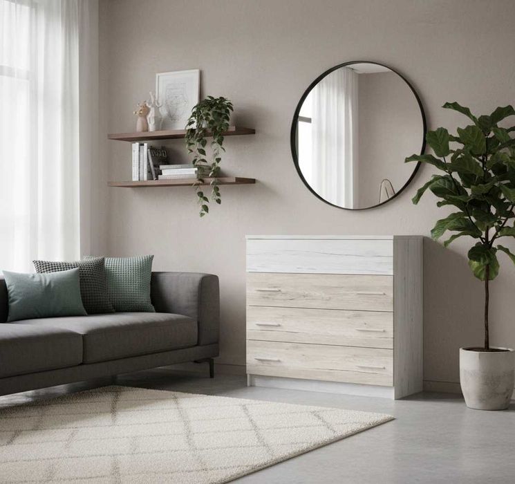 Комод «Ким 4Ш»  сочетает в себе привлекательность и практичность