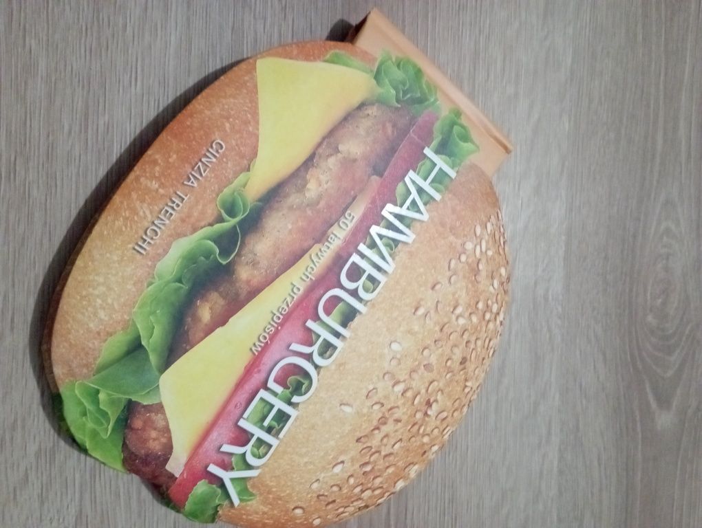 Książka z przepisami Hamburgery