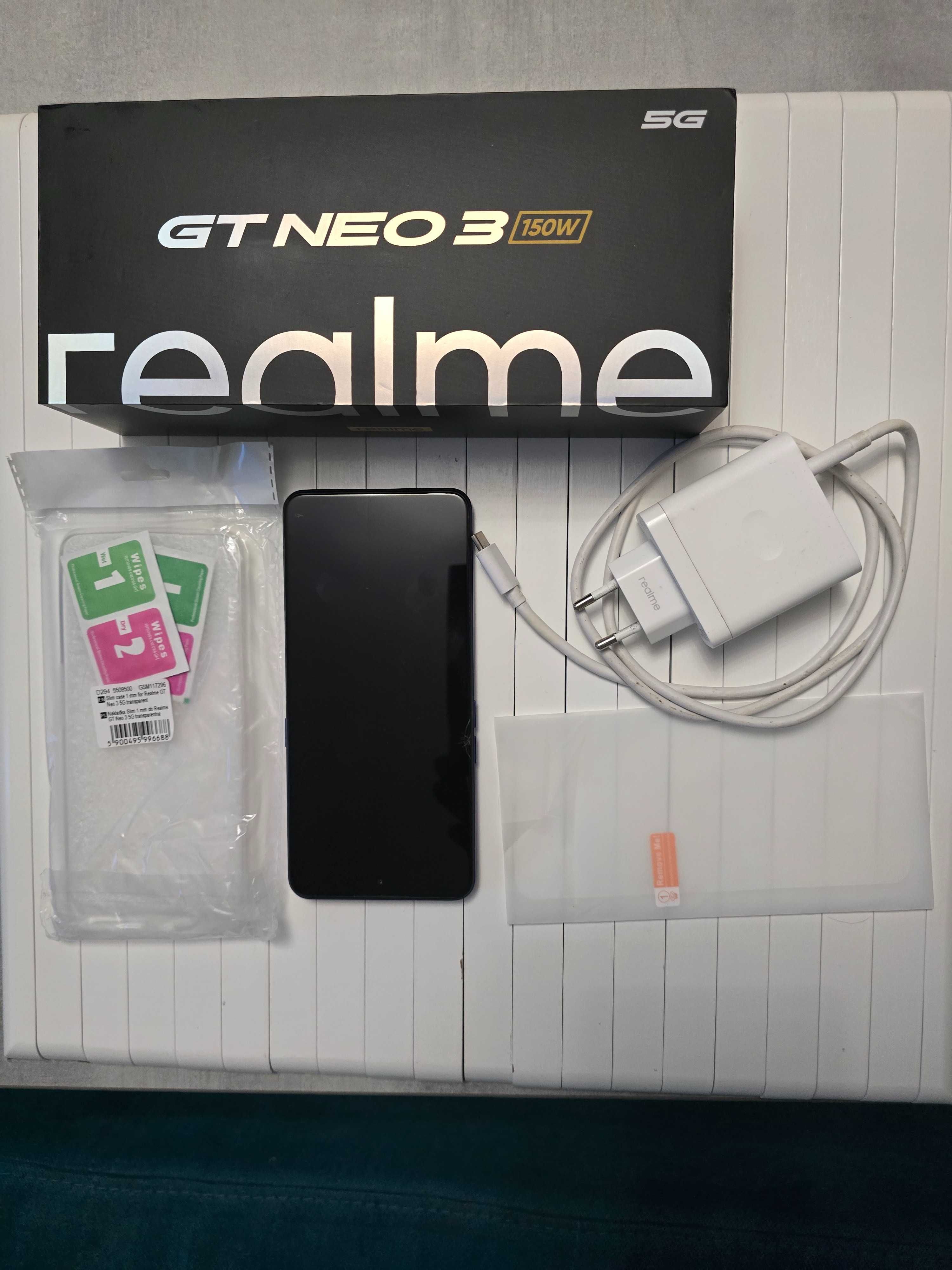 Realme Neo GT 3  12/256 fast charger 15 min full battery + GRATISY