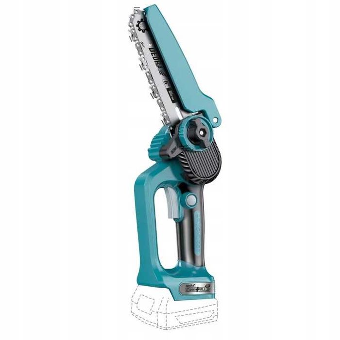MINI PIŁA ŁAŃCUCHOWA gałęziówka akumulatorowa 6" 15cm DEDRA SAS+ALL