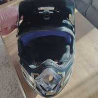 Kask motocyklowy enduro xl + gogle