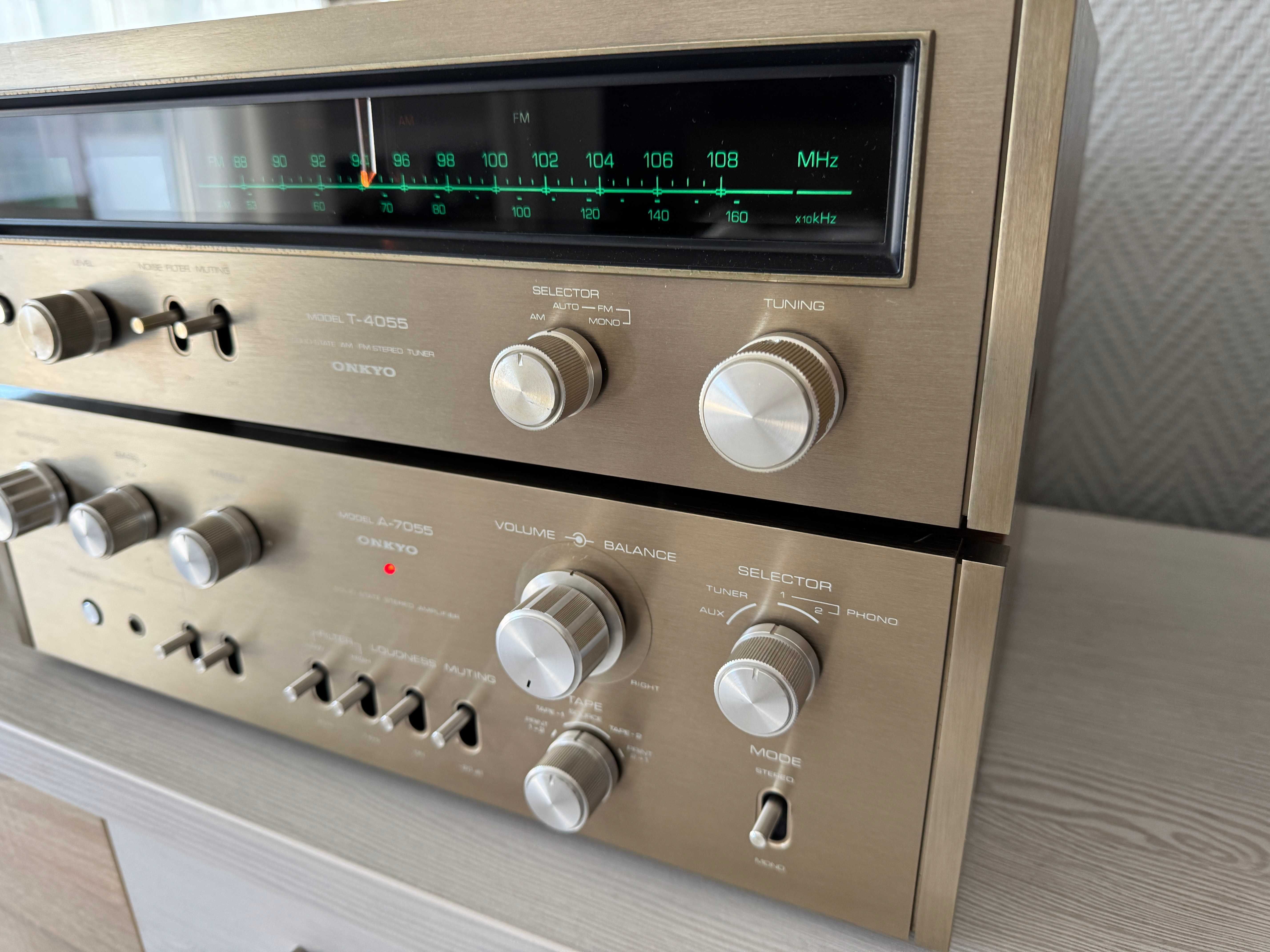 ONKYO A-7055 T-4055 Zestaw Top Class Hi-Fi