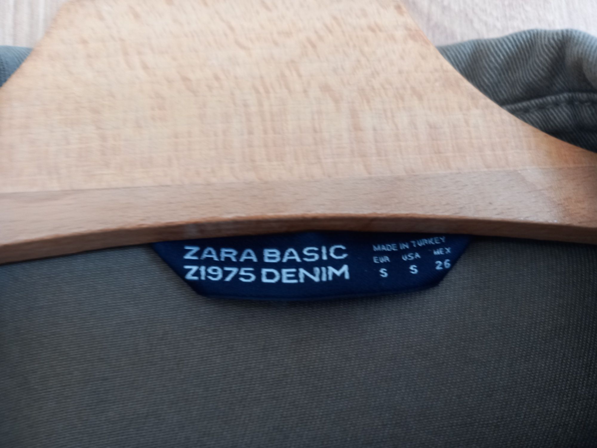 ZARA narzutka kurtka marynarka z napisami rozmiar S oversize