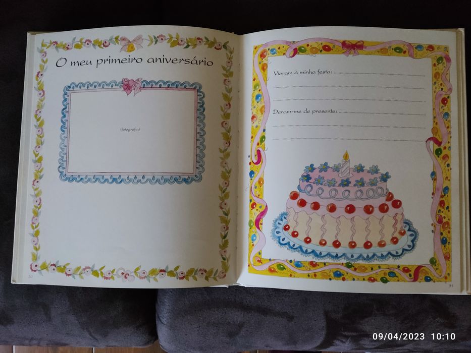 O meu bebê. Faça a sua historia