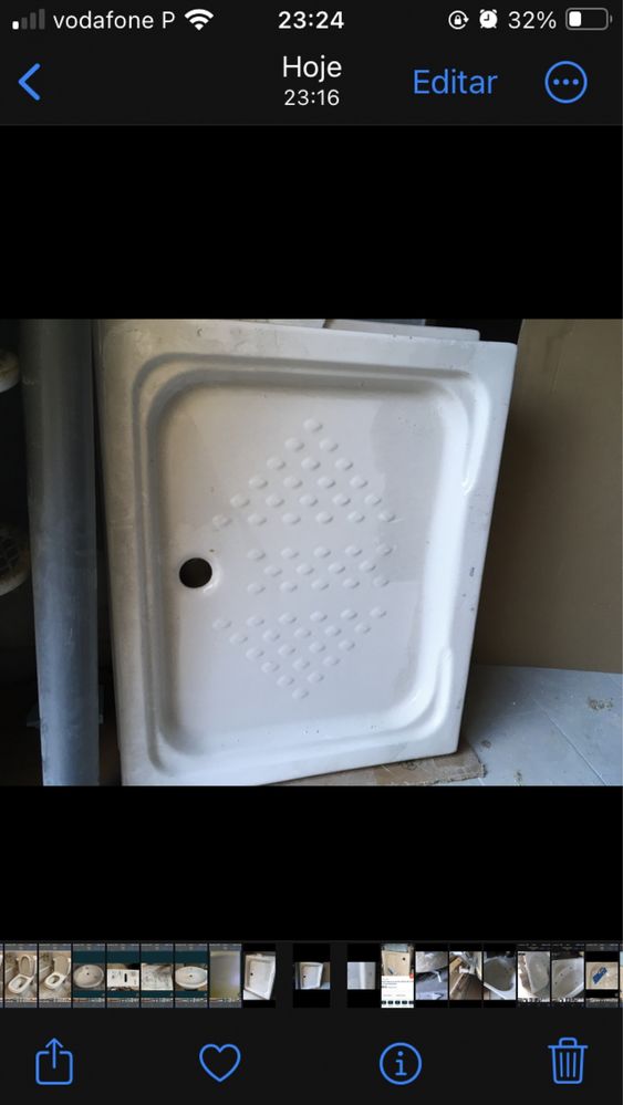 BaciaLavat+BaseDuche90X75X10+BanheiraCantoHidromassag.NOVOSdesde 45 €.