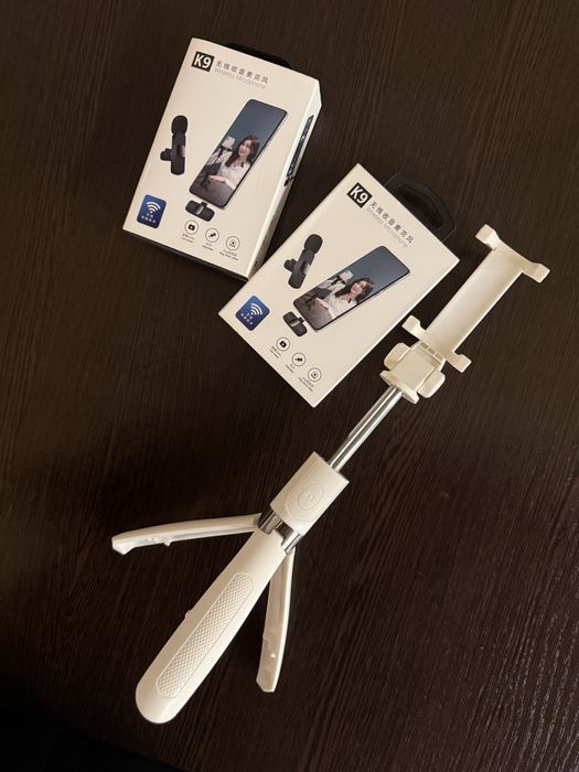 Два микрофотна та тримач портативний