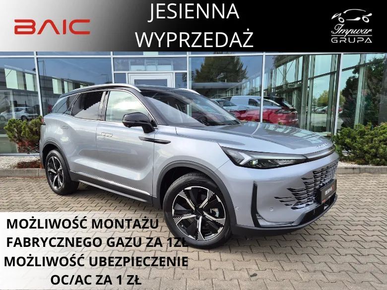 BAIC 7 Kamery 360 / Masaże i Wentylacja Foteli / el. Klapa / Szyberdach