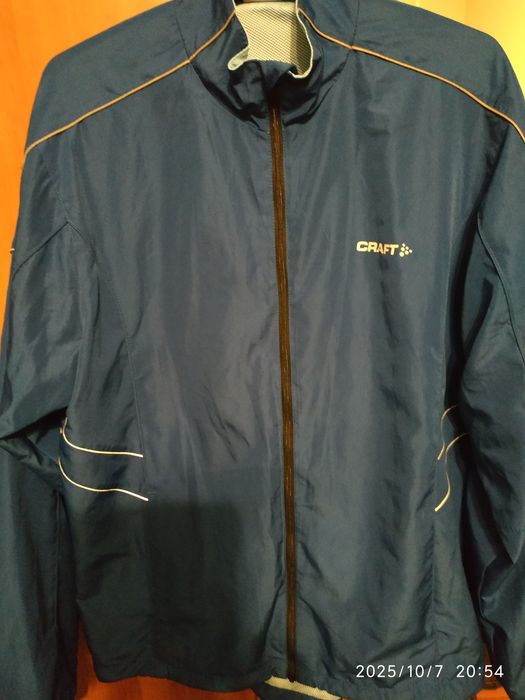 Kurtka sportowa męska niebieska, r XL, marki Craft używana