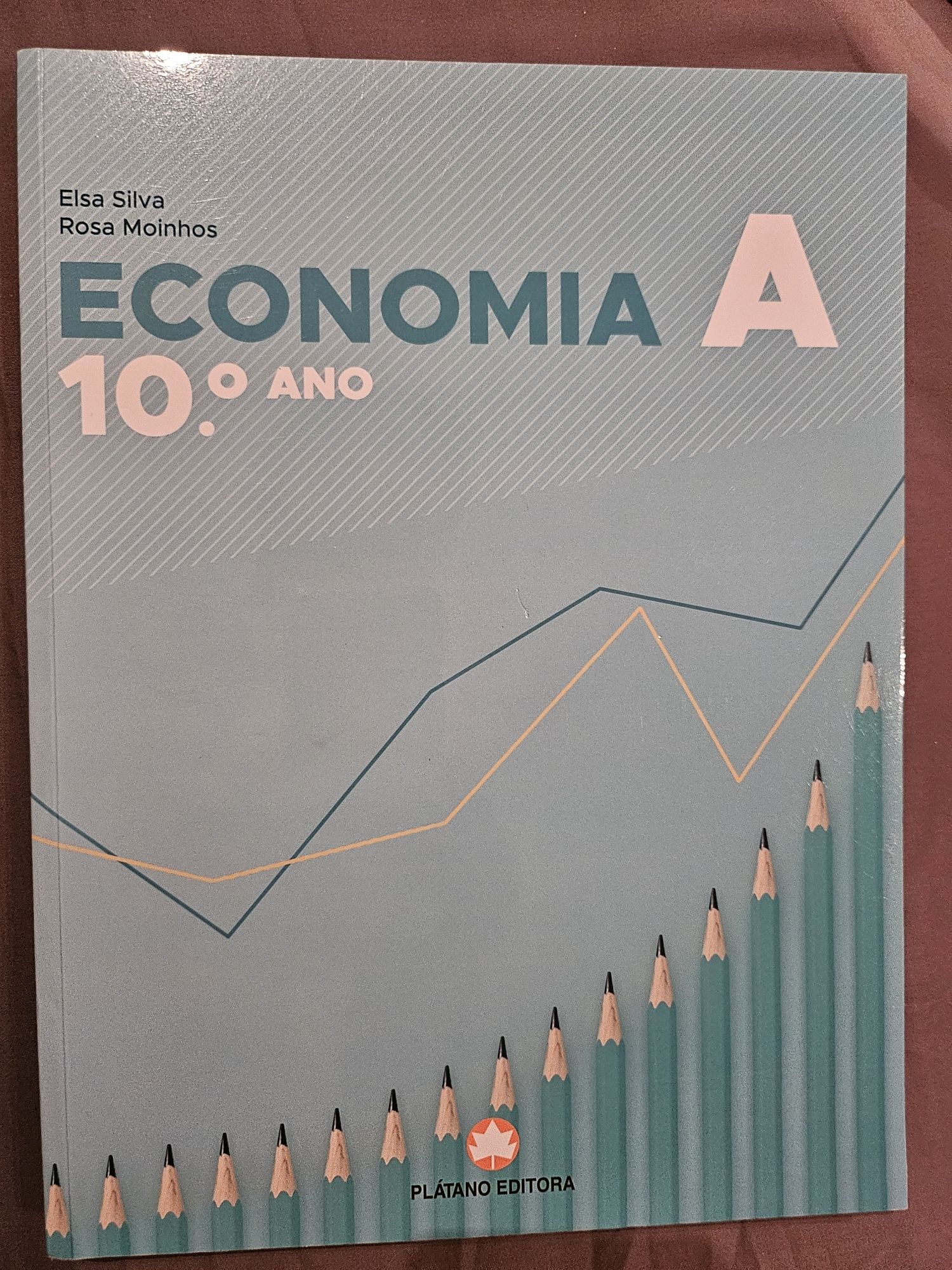 Livro escolar de economia 10 ano ( manual + livro exercícios) Estado:N