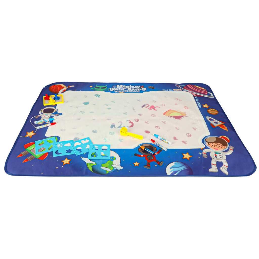 mata wodna kosmos 120x90 cm do malowania z akcesoriami