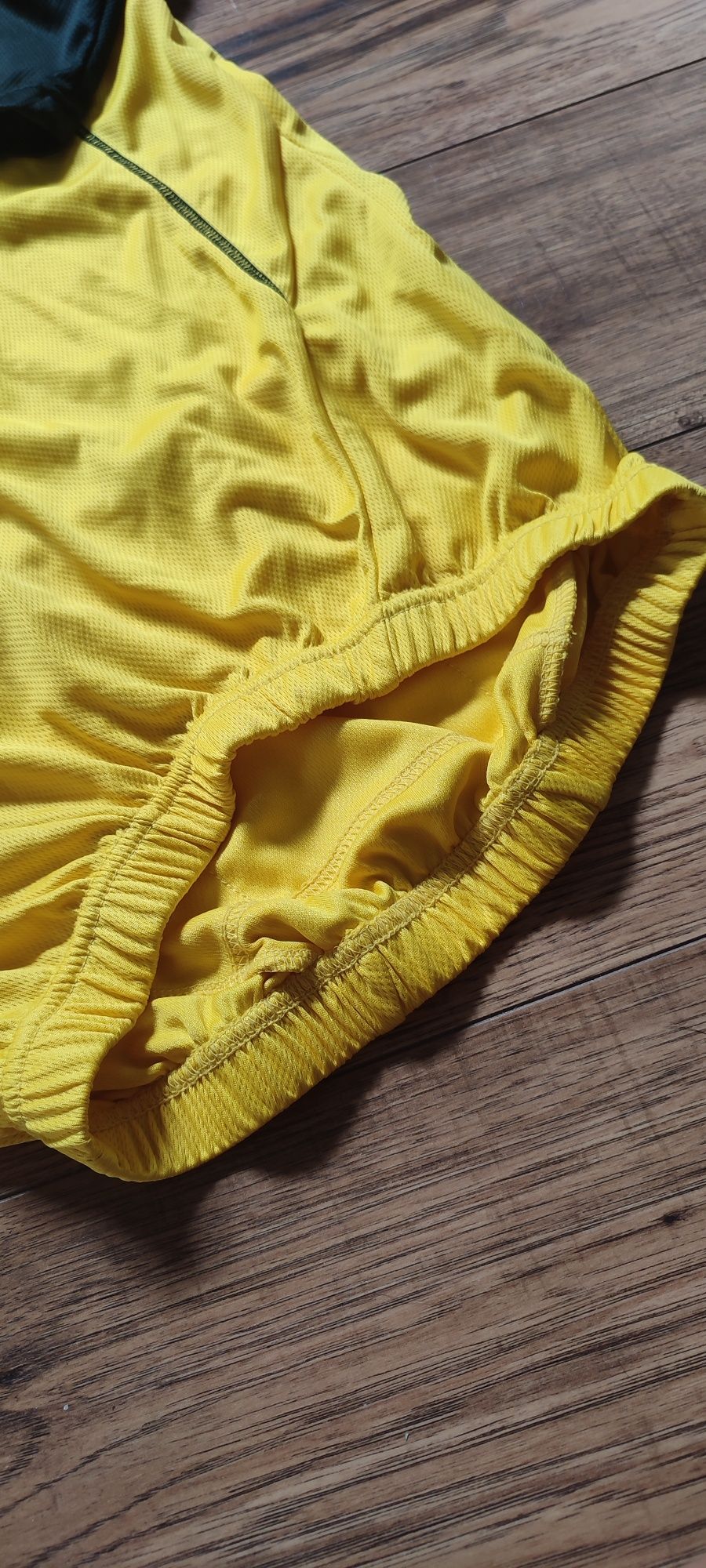 Koszulka kolarska S AGU rowerowa lato żółta