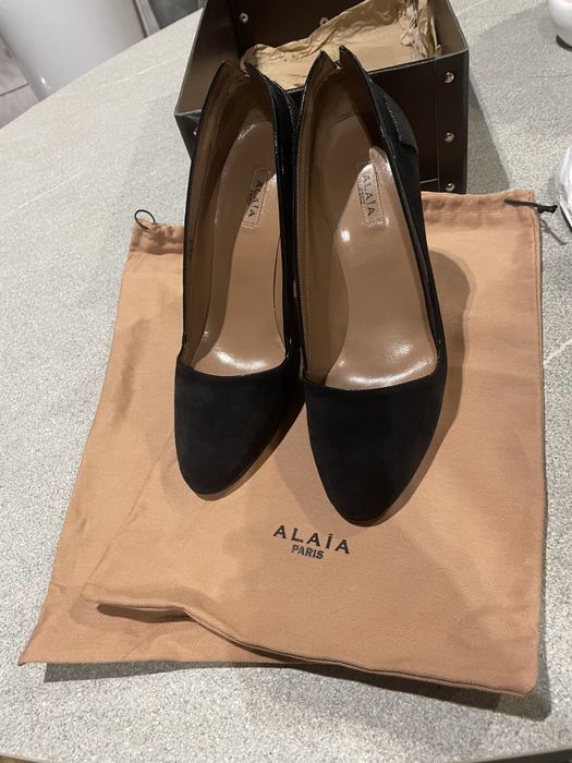 Туфли лодочки Alaia замшевые