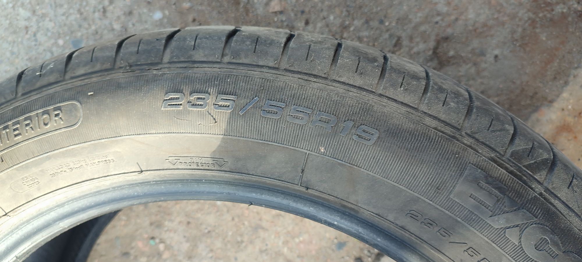 Opony letnie Goodyear 235/55/19 5 mm 4 sztuki