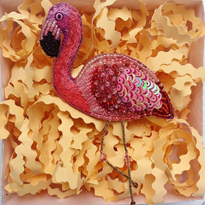 Брошки Flamingo