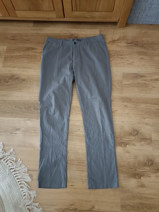 Spodnie męskie Dressmann xl 36 32 bawełniane eleganckie klasyczne