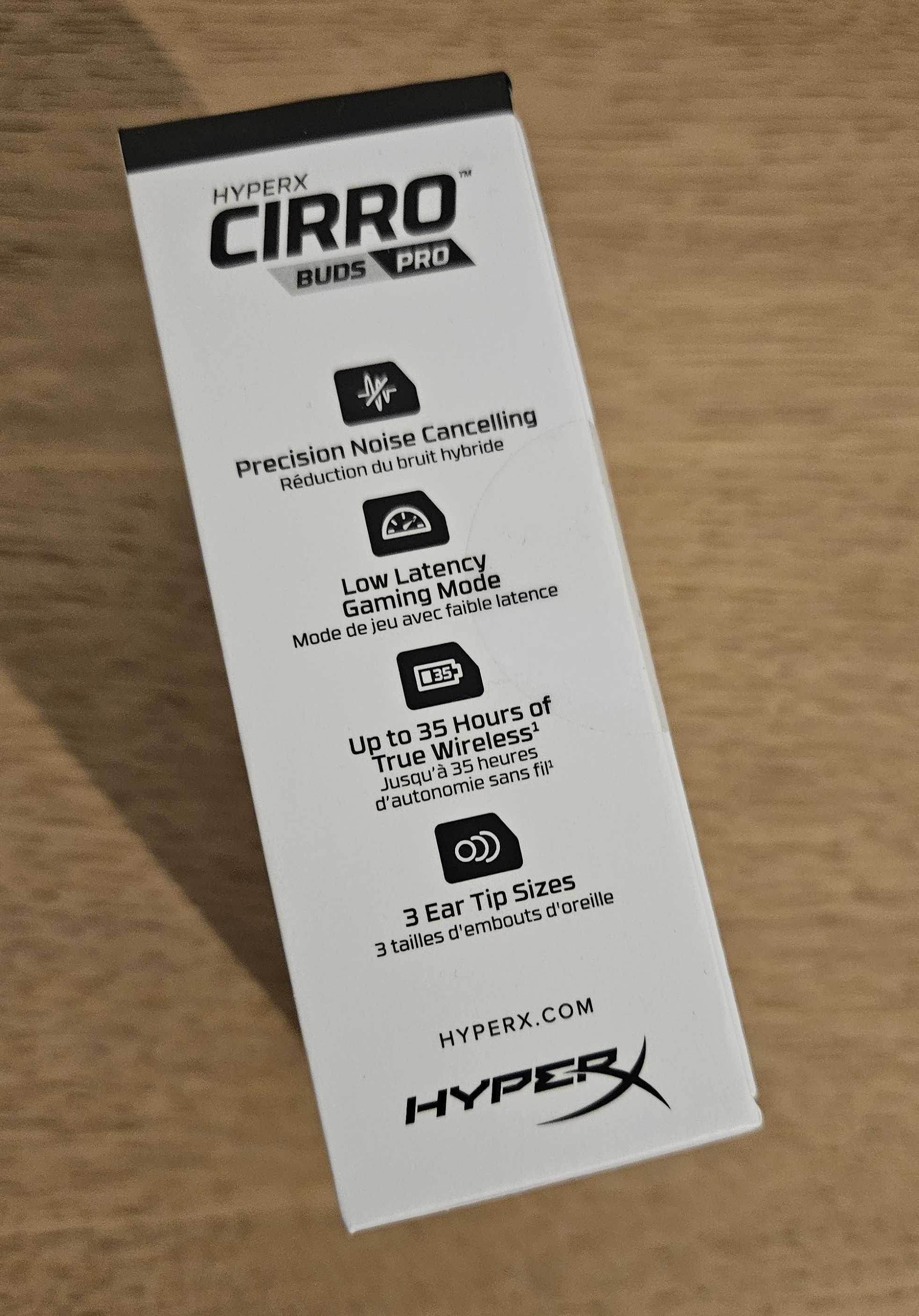 NOWE Słuchawki HyperX Cirro Buds Pro czarne ANC