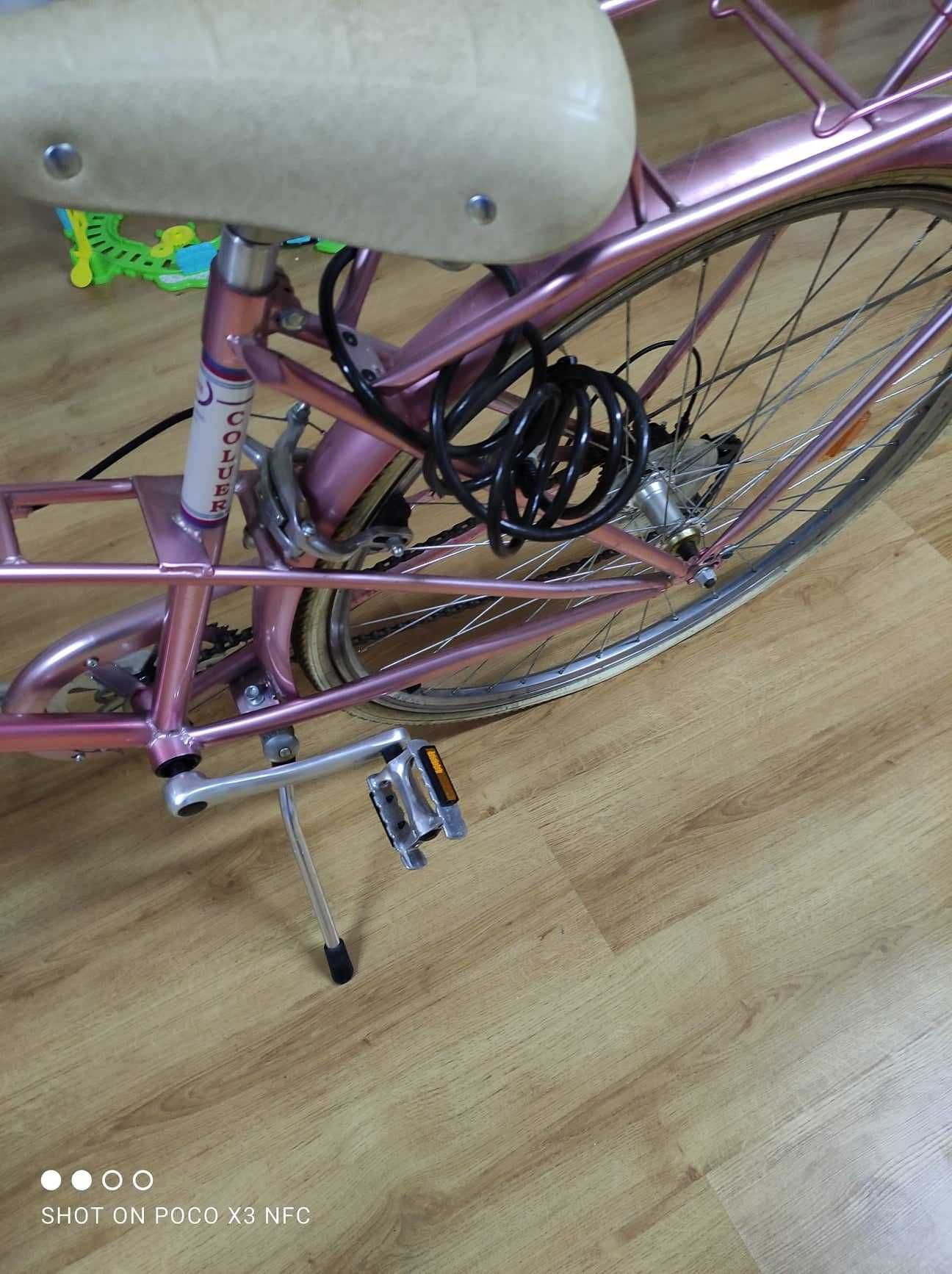 Bicicleta Coluer Sixties 700 Rosa