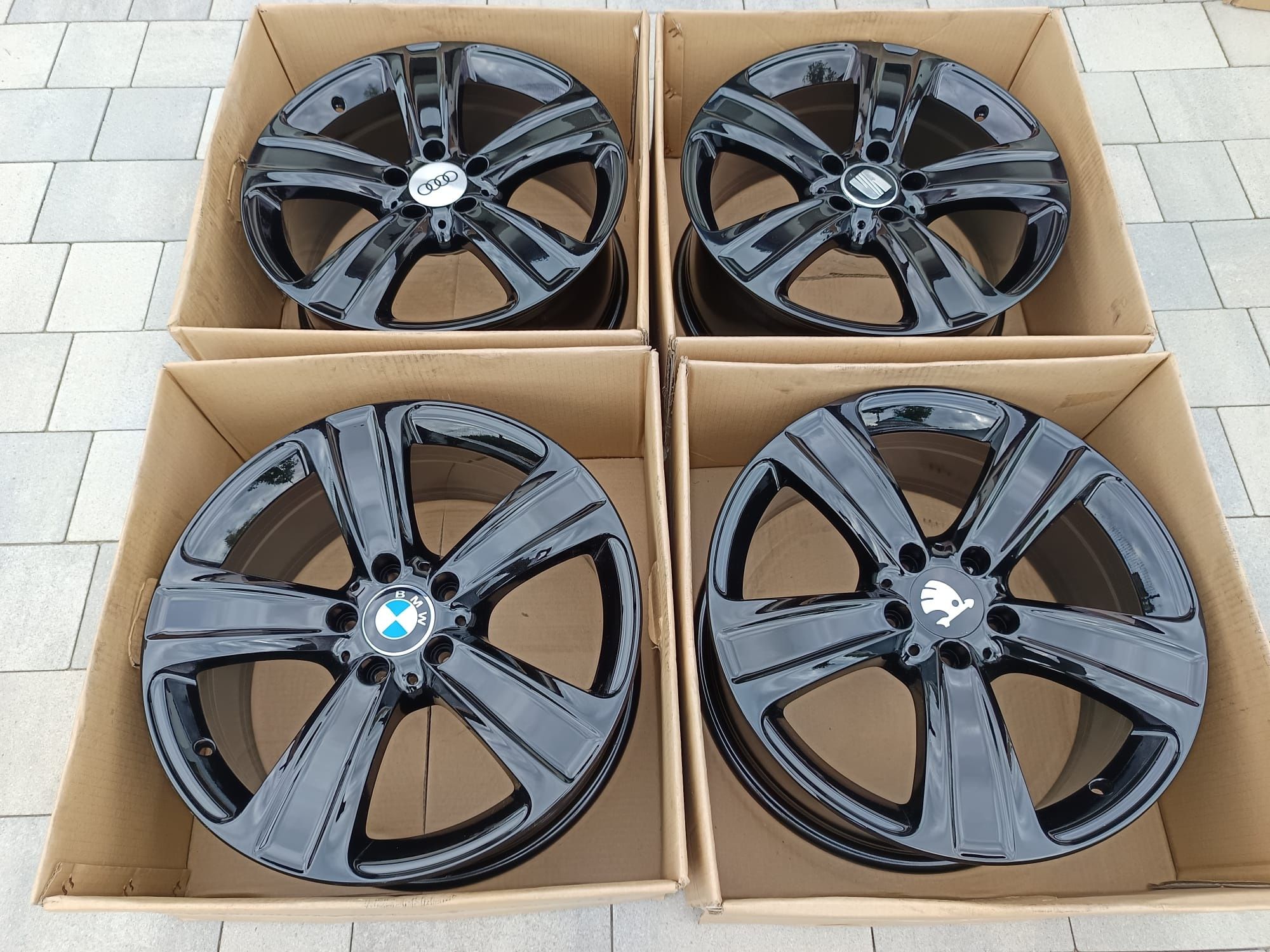 #M18C Alufelgi R18 5x112 ET38 Audi A4 A6 A7 A8 Q2 Q3 Q5 S3 S4 S5 S6