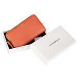 EMPORIO ARMANI luksusowy damski portfel skórzany MILANO RED