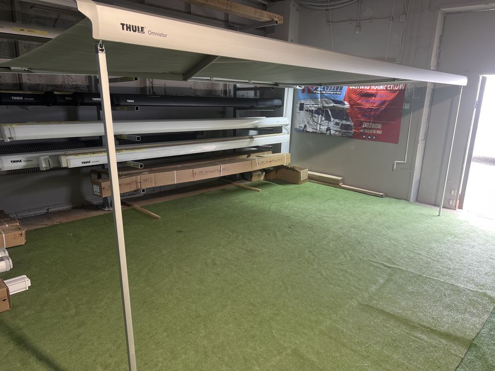 Markiza dachowa 2024 5x3 thule omnistor 9200 srebrna kasetowa, jakosc!