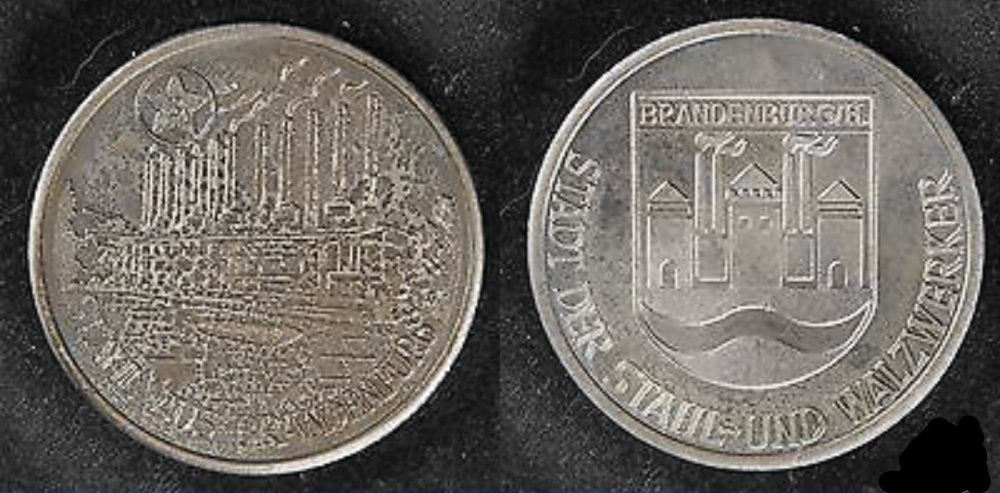 Srebna moneta Stal z Brandenburgii - NRD