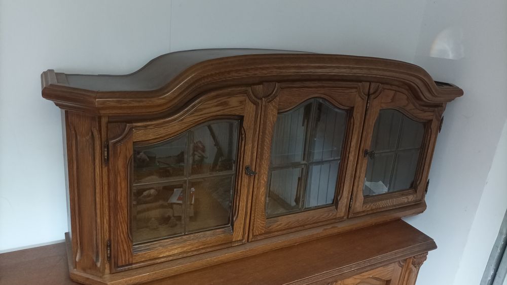 Witryna wisząca lite drewno