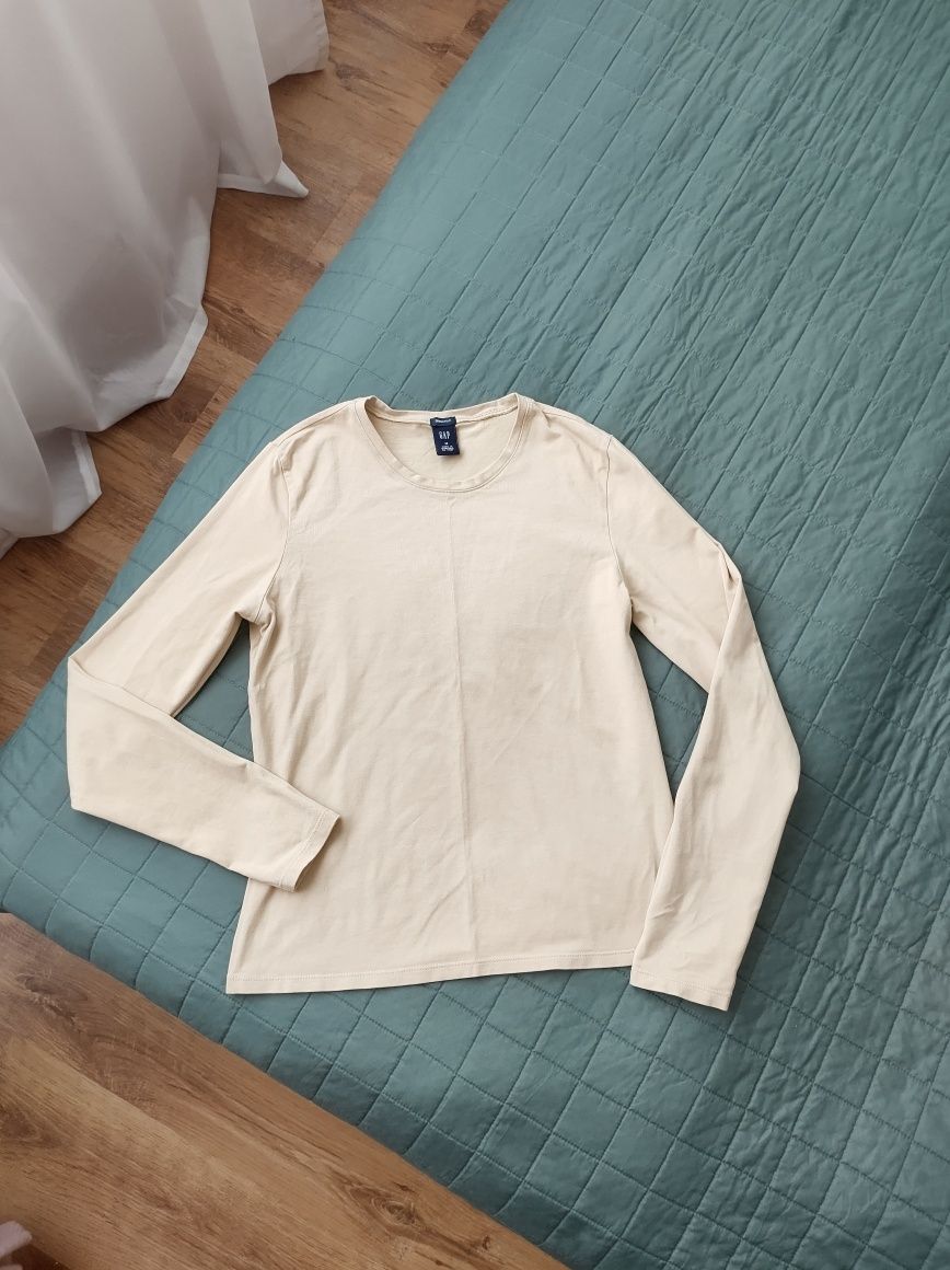 Gap rozmiar M bawełniana bluzka longsleeve damski