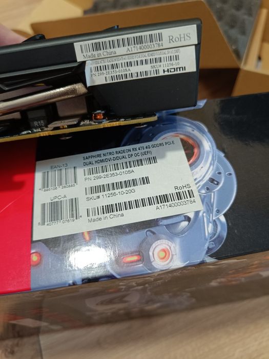 Відеокарта ігрова RX470 SAPPHIRE NITRO 4GB