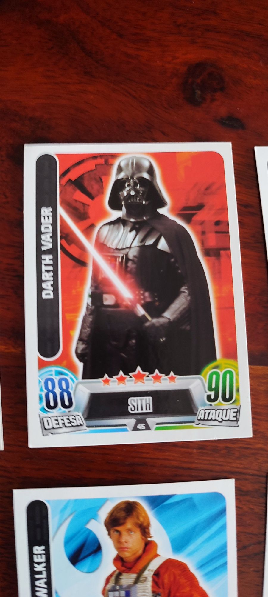 Coleção de cartas StarWars