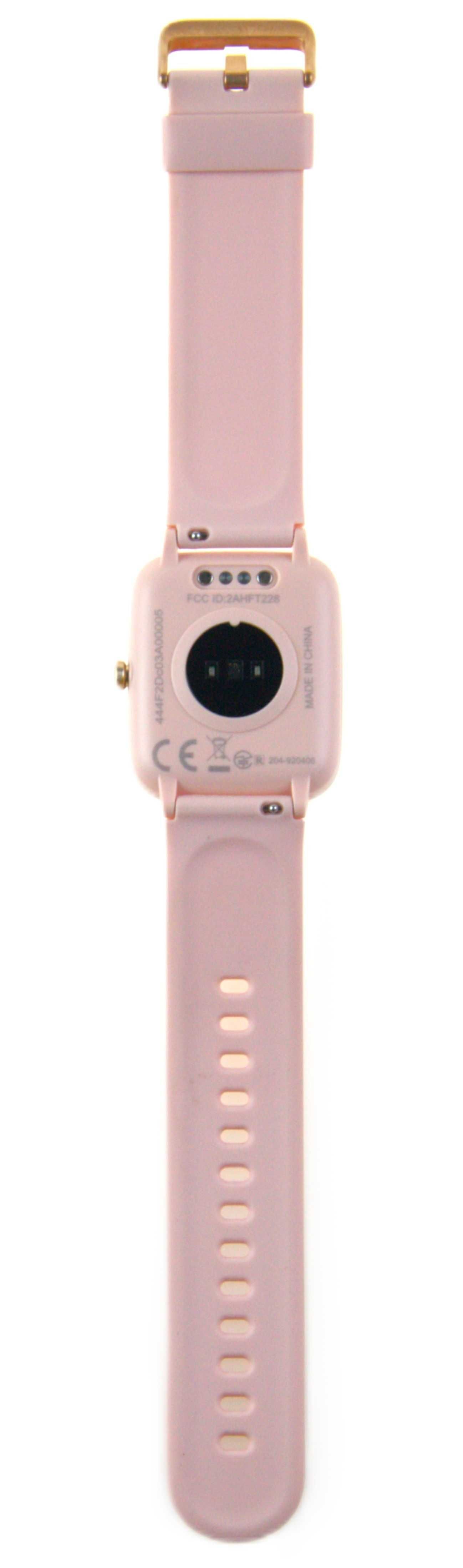 Zegarek smartwatch różowy, ID205L, IP68, ekran dotykowy,ekran 1,3 cala