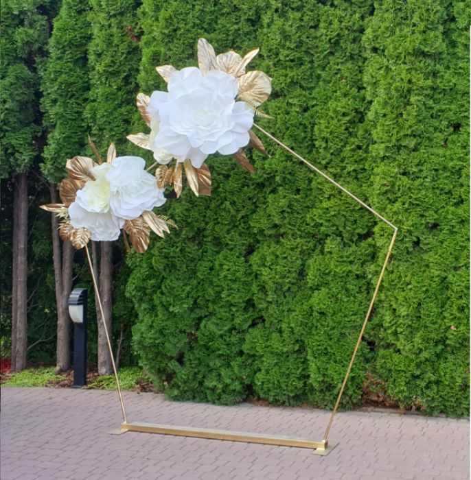 Ścianka weselna, dekoracja za Parą Młodą, Tło dekoracyjne