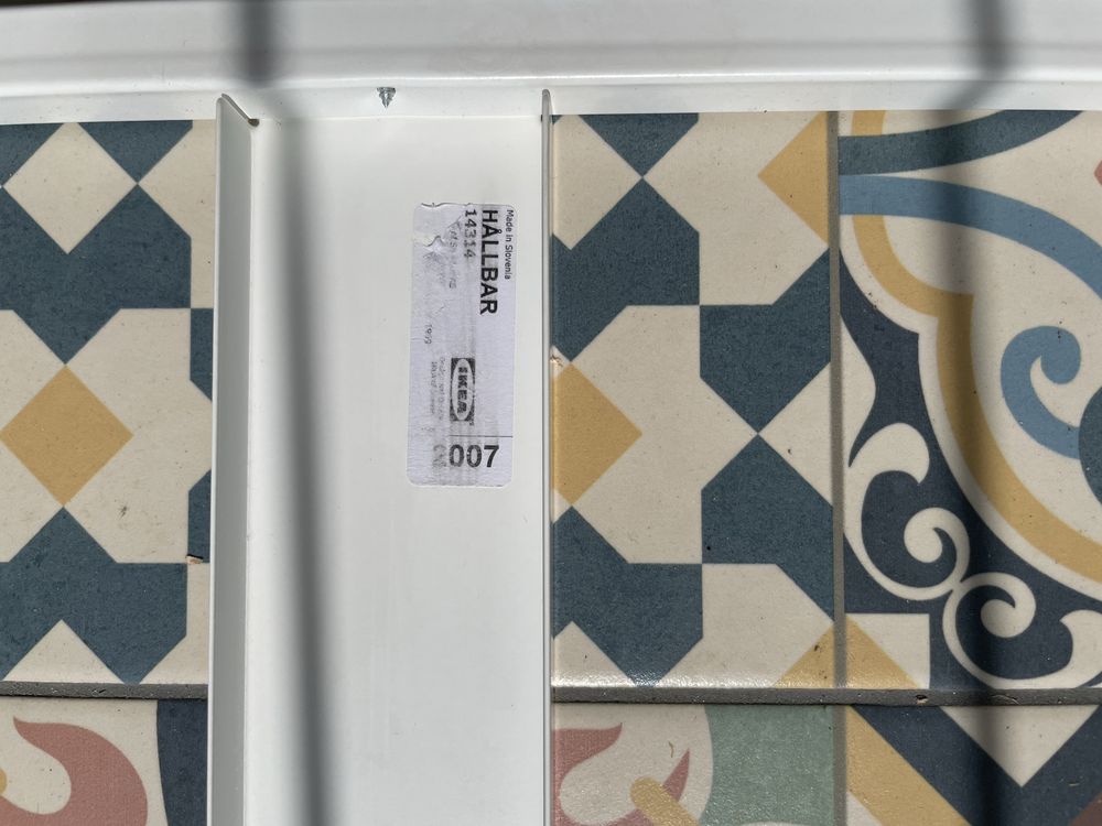 HÅLLBAR IKEA Rama do kosza na segregację śmieci, biały, 60 cm